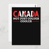 Funny Canadian Joke Maple Leaf Cool Kanada Postkarte (Vorne/Hinten)