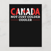 Funny Canadian Joke Maple Leaf Cool Kanada Postkarte (Vorderseite)