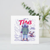 Funny Canadian-Kaffee Karte (Stehend Vorderseite)