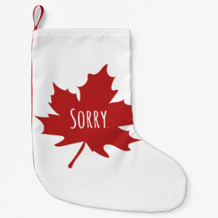 Funny Canadian Kleiner Weihnachtsstrumpf