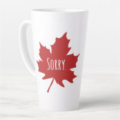 Funny Canadian Milchtasse (Linke Ecke)