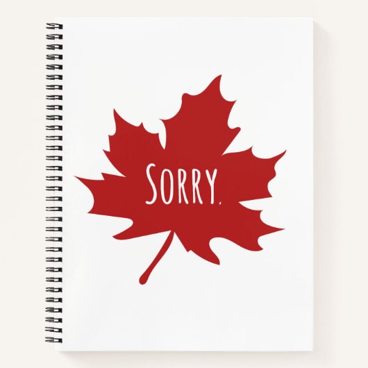 Funny Canadian Notizblock (Vorderseite)