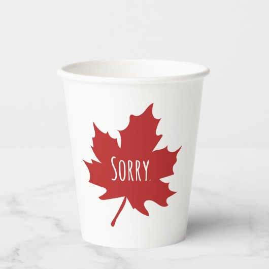 Funny Canadian Pappbecher (Vorderseite)