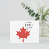 Funny Canadian Postkarte (Stehend Vorderseite)