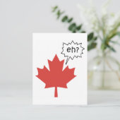 Funny Canadian Postkarte (Stehend Vorderseite)