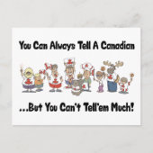 Funny Canadian Postkarte (Vorderseite)