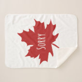 Funny Canadian Sherpadecke (Vorderseite (Horizontal))