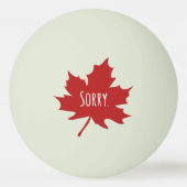 Funny Canadian Tischtennisball (Vorderseite)