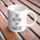 Funny canasta kaffeetasse