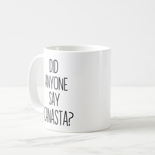 Funny canasta kaffeetasse (Vorderseite Links)