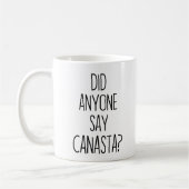 Funny canasta kaffeetasse (Links)