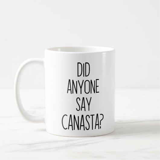 Funny canasta kaffeetasse (Links)