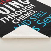 Funny Cancer Fighter Inspiration Zitat Chemo Pat Sherpadecke (3/4)