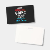 Funny Cancer Fighter Inspirational Quote Chemo Ausweis (Vorder- & Rückseite)