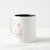 Funny Cancer Zodiac Star Sign Astrologie Phantasti Zweifarbige Tasse (Vorderseite Links)