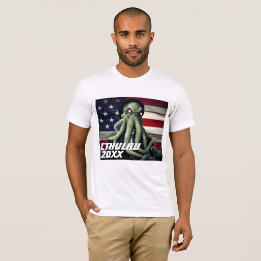 Funny Candidate "Cthulhu 20XX" T-Shirt (Vorne ganz)