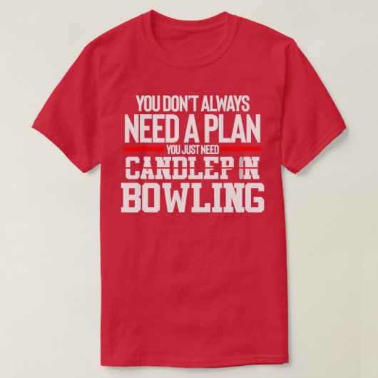 Funny Candlepin Bowling Bowling Bowler T T-Shirt (Design vorne)