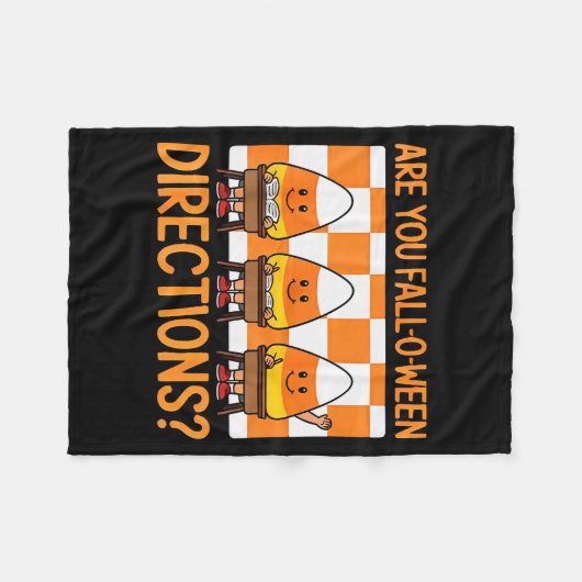 Funny Candy Corn Clroom Halloween For Everyone  Fleecedecke (Vorderseite (Horizontal))