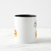 Funny Candy Corn Niedlich Halloween Joke Tasse (Zentrum)