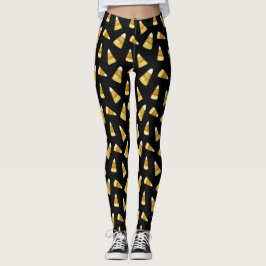 Funny Candy Corn Oktober Halloween-Party Black Leggings