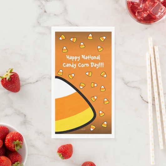 Funny Candy Corn Serviette (Beispiel)