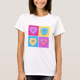Funny Candy Hearts Anti Valentinstag T-Shirt