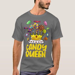 Funny Candy Lover Design Lollipop Frauen Mädchen T-Shirt