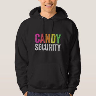 Funny Candy Security Halloween-Kostüm Hoodie
