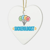 Funny Candy Sucker Keramik Ornament (Links)