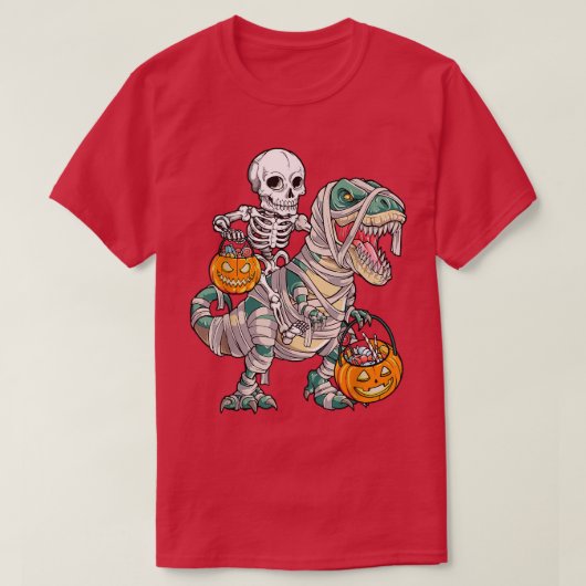 Funny Candysaurus Candy Corn Dinosaur Halloween To T-Shirt (Design vorne)