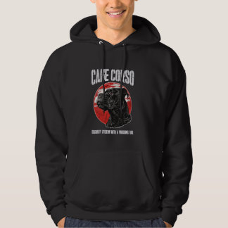 Funny Cane Corso Slogan Style Hoodie