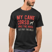 Funny Cane Corso T-Shirt (Vorderseite)