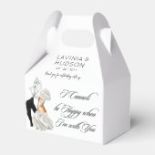 Funny Cannoli Italian Wedding Geschenkschachtel (Rückseite)