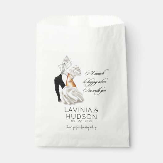 Funny Cannoli Italian Wedding Geschenktütchen (Vorderseite)