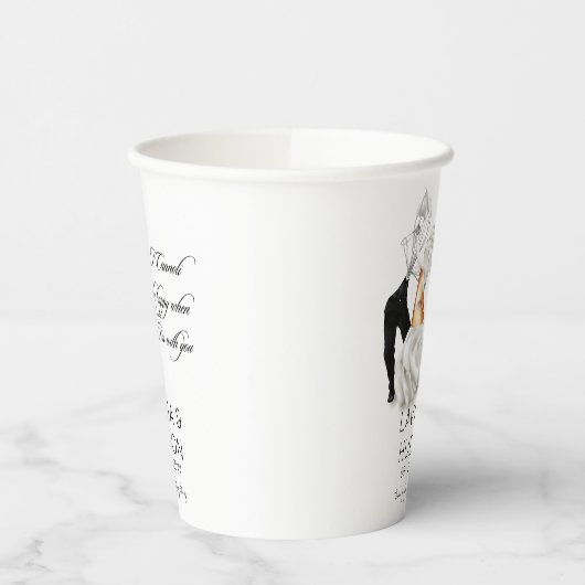 Funny Cannoli Italian Wedding Pappbecher (Links)