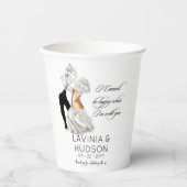 Funny Cannoli Italian Wedding Pappbecher (Vorderseite)