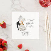 Funny Cannoli Italian Wedding Serviette (Beispiel)