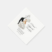 Funny Cannoli Italian Wedding Serviette (Ecke)
