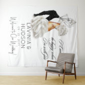 Funny Cannoli Italian Wedding Wandteppich (Beispiel (Horizontal))