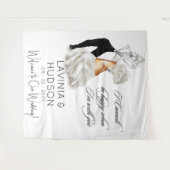 Funny Cannoli Italian Wedding Wandteppich (Vorderseite (Horizontal))