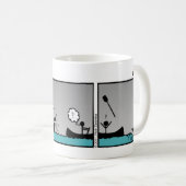 Funny Canoe Stickman Tasse - 037 (VorderseiteRechts)