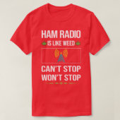Funny Cant Stopp Ham Radio Amateur Radio Radio T-Shirt (Design vorne)