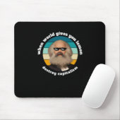 Funny Capitalism Karl Marx Sticker Mousepad (Mit Mouse)