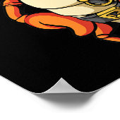 Funny Captain Lobster Pirate Piratenflagge Crustac Poster (Ecke)