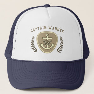 Funny Captain Wanker Truckerkappe