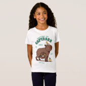 Funny Capybara Anatomie T-Shirt (Vorne ganz)