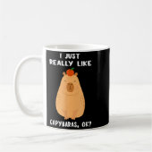 Funny Capybara Art For Men Women Kids Rodent Capyb Kaffeetasse (Links)