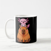 Funny Capybara Axolotl Kawaii Kids Boys Girls Anim Kaffeetasse (Links)