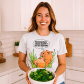 Funny Capybara "Beruflich Grass Eater T-Shirt