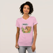 Funny Capybara "Beruflich Grass Eater T-Shirt (Vorne ganz)